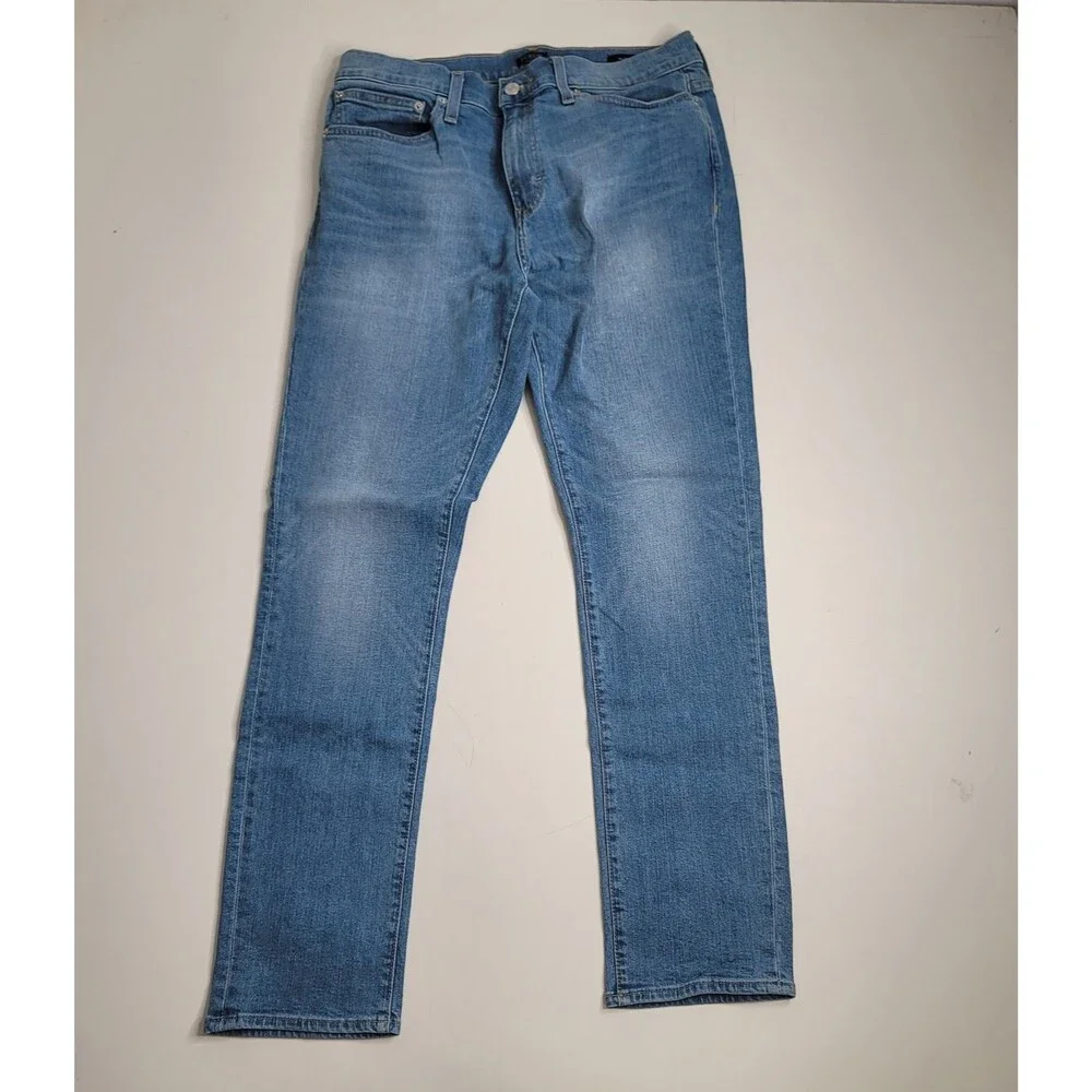 J.Crew Flex Jeans Mens 32x30 Slim Fit Light Wash Stretch Denim Pants